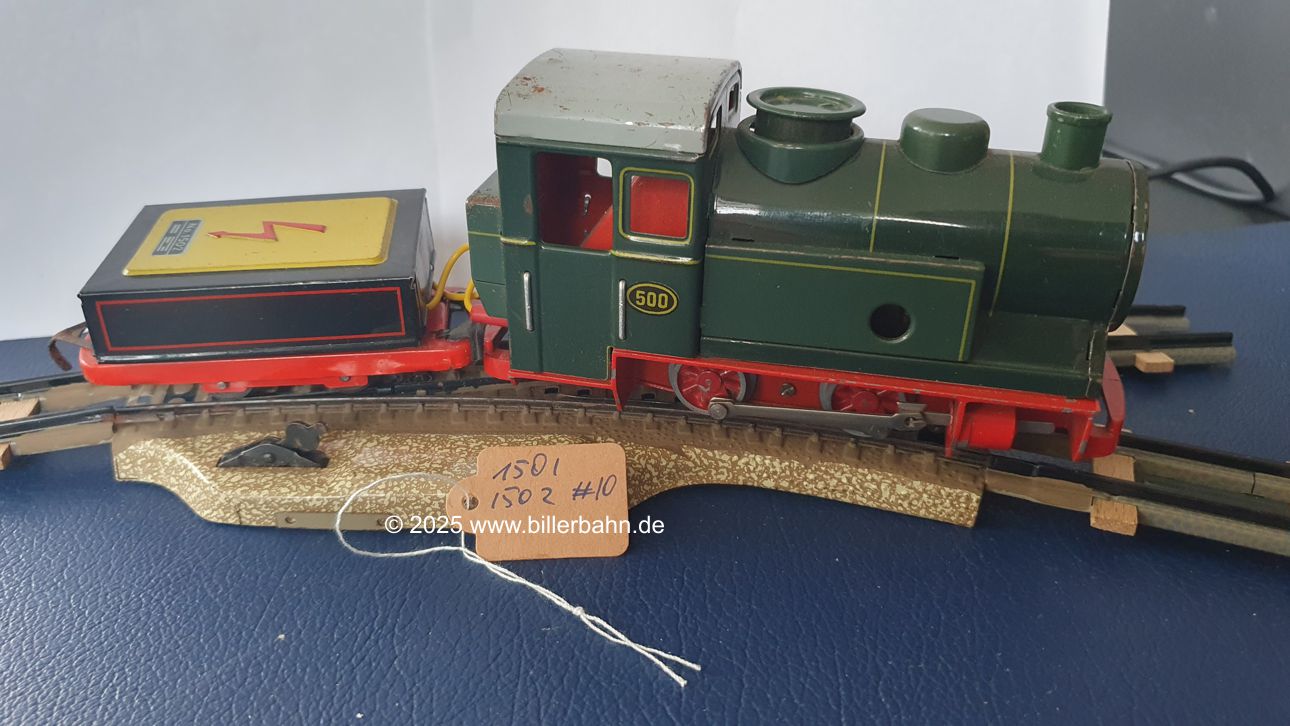 Dampflok mit Tender 1501