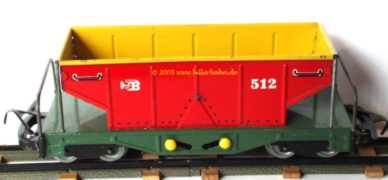 gelbe Ladefl�che, gelbe runde Kn�pfe