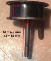 Umschalter 18 mm